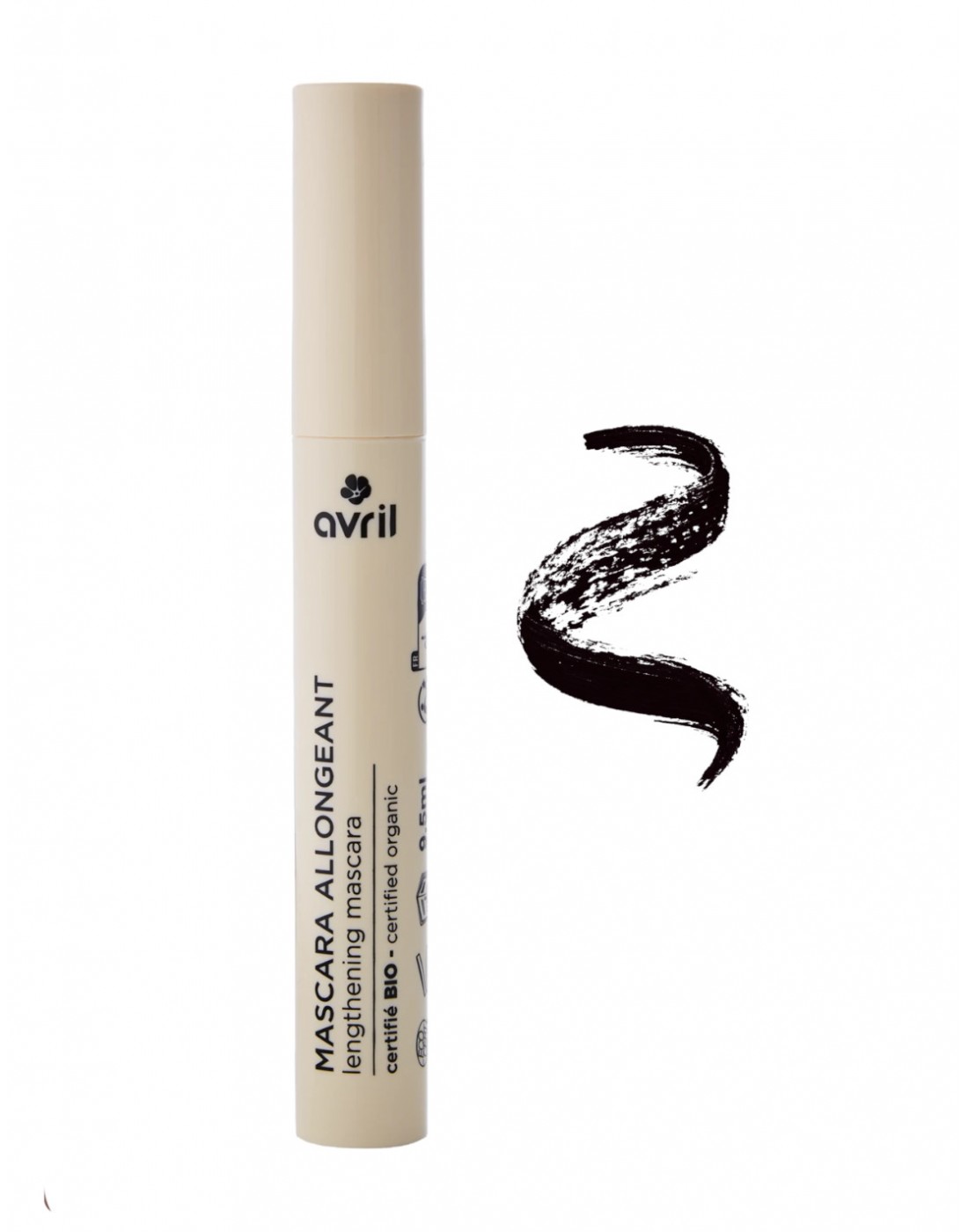Rimel alungire si definire gene Negru, 9ml - Avril