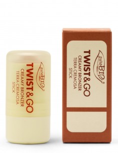 Bronzer stick retractabil Biscuit Twist & Go Purobio