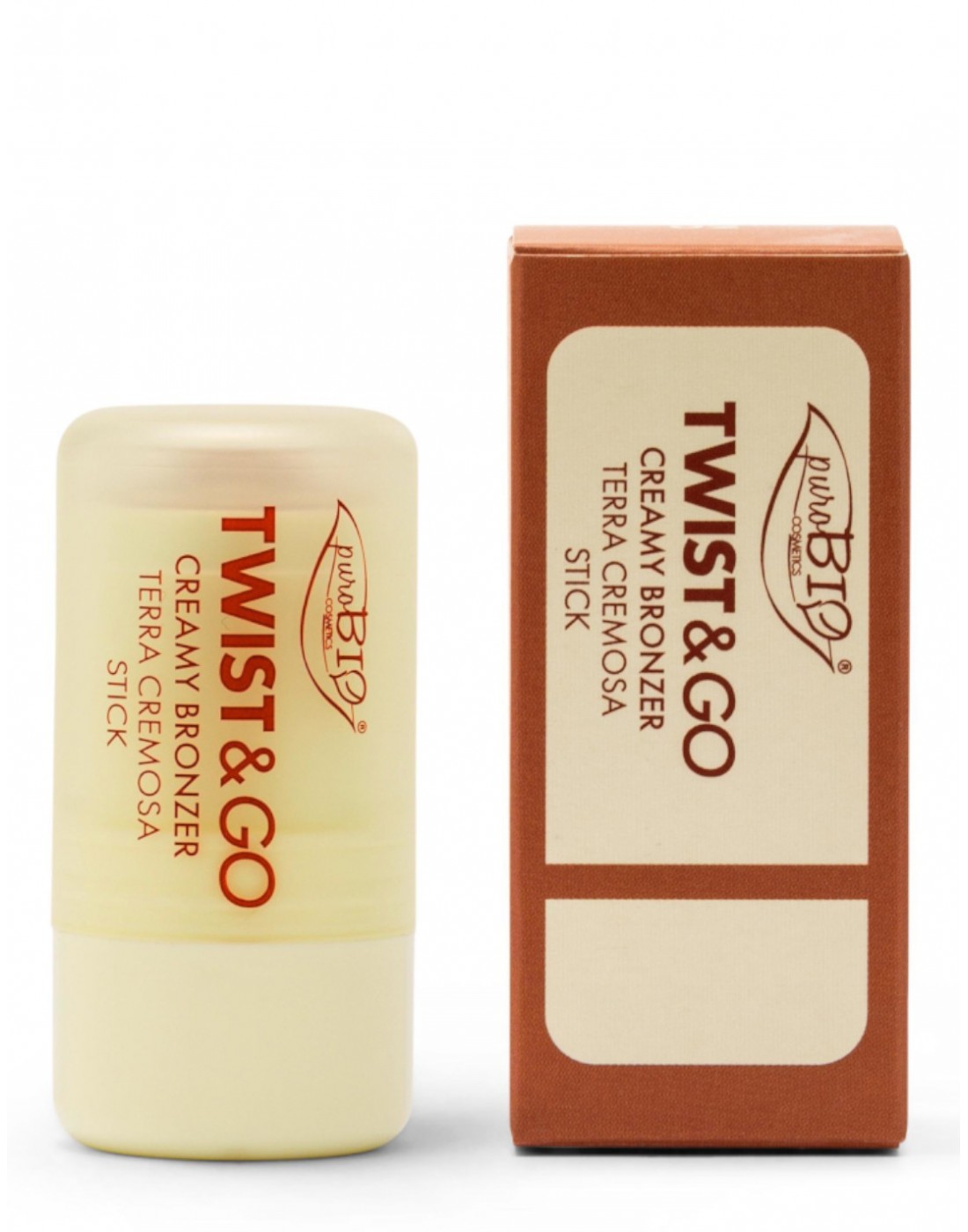 Bronzer stick retractabil Biscuit Twist & Go Purobio