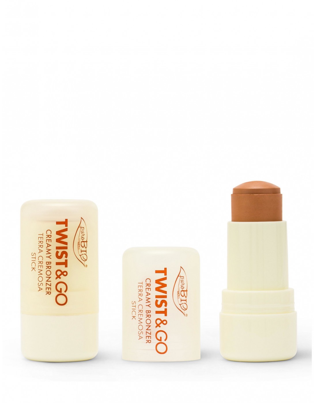 Bronzer stick retractabil Biscuit Twist & Go Purobio