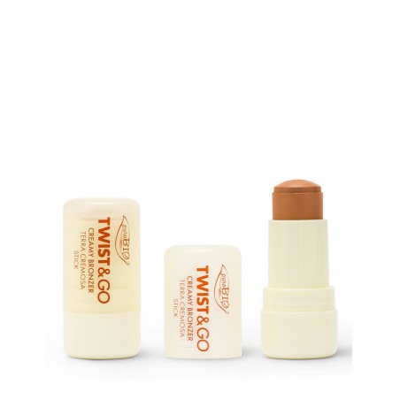 Bronzer stick retractabil Biscuit Twist & Go Purobio