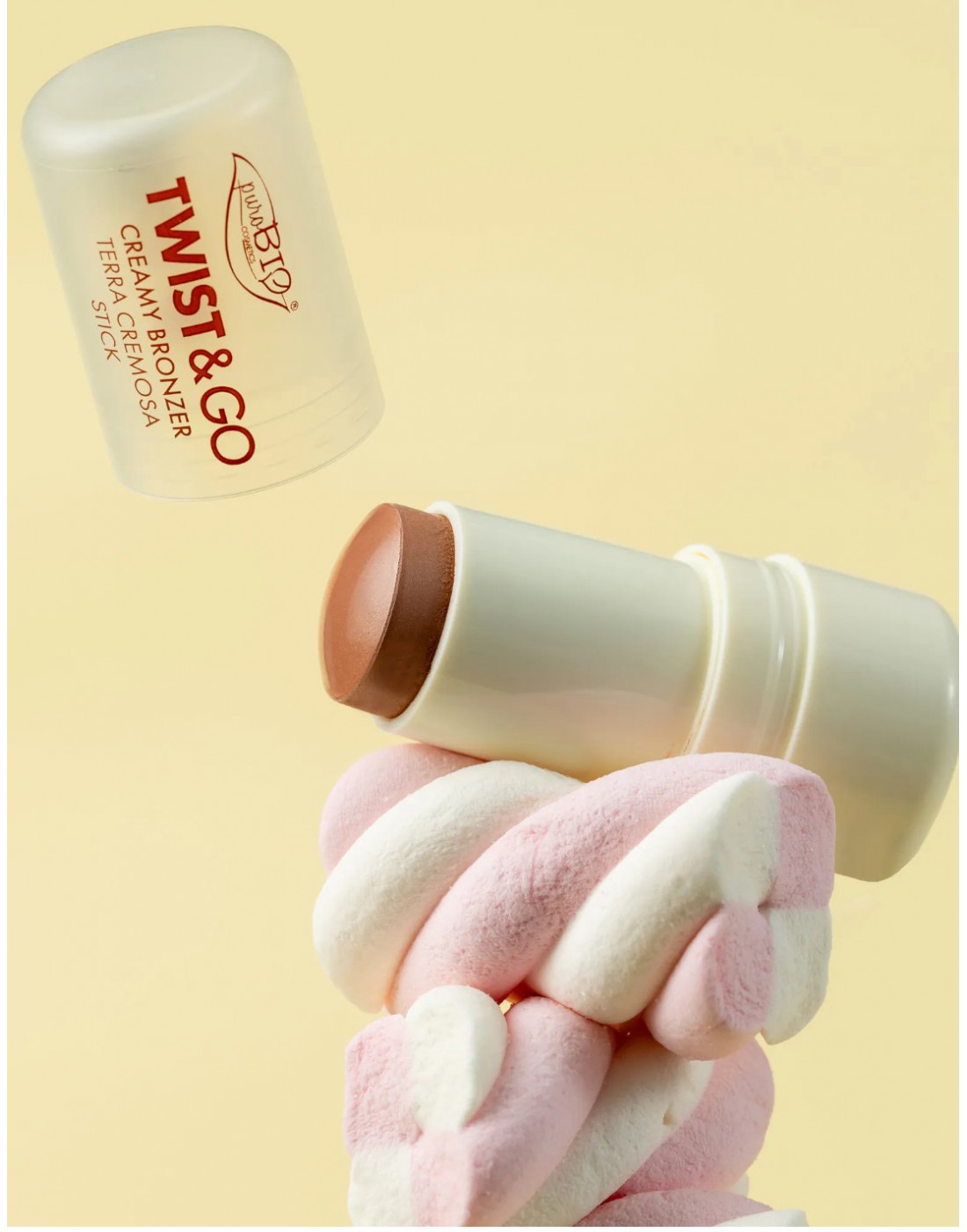 Bronzer stick retractabil Biscuit Twist & Go Purobio