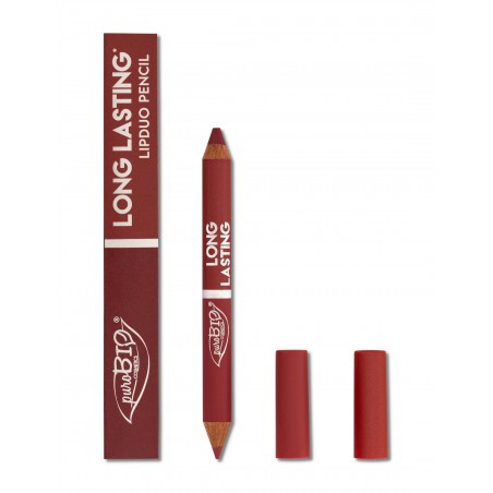 Creion de buze LipDuo, contur buze si ruj, Nude Rosato, Long Lasting