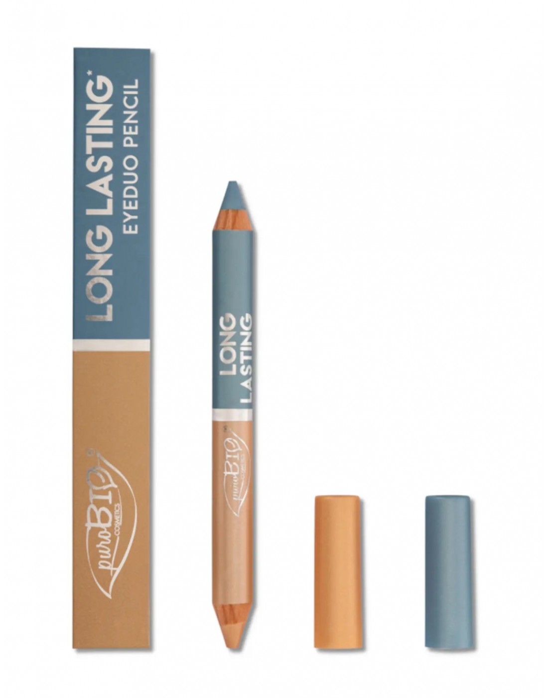 Creion fard ochi EyeDUO, 101L Bej-Albastru Deschis, Long Lasting PuroBIO