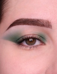 Creion fard ochi EyeDUO, 102L Verde Muschi-Auriu, Long Lasting PuroBIO 2