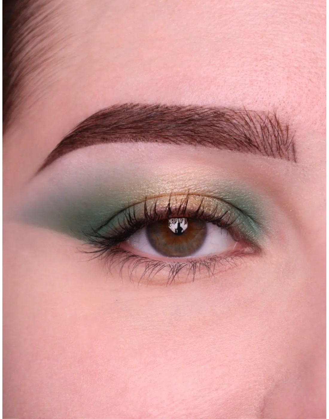 Creion fard ochi EyeDUO, 102L Verde Muschi-Auriu, Long Lasting PuroBIO