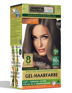 Vopsea henna gel fara amoniac Blond Mediu 7.0 Indus Valley
