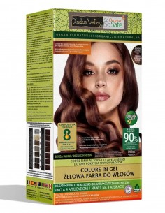 Vopsea henna gel fara amoniac Blond Inchis Aramiu 7.40 Indus Valley