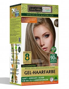Vopsea henna gel fara amoniac Blond Deschis 8.0 Indus Valley