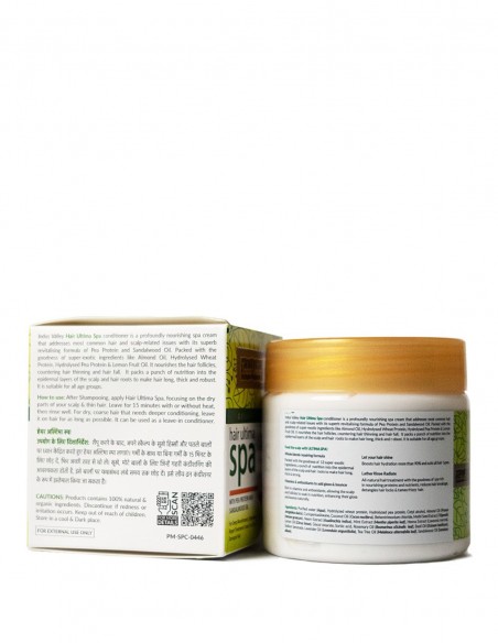Masca de par cu proteine si santal Hair Ultima Spa Indus Valley, 175ml