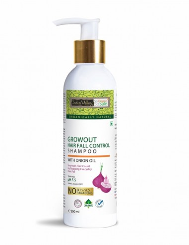 Sampon anticadere si crestere par cu urzica Growout Indus Valley, 200ml