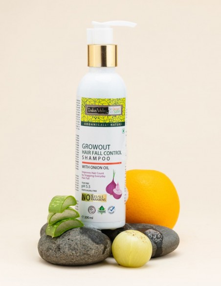 Sampon anticadere si crestere par cu urzica Growout Indus Valley, 200ml