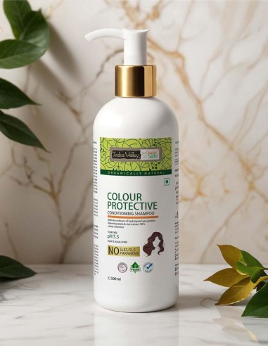 Sampon fara sulfati protectie culoare par Indus Valley, 200ml
