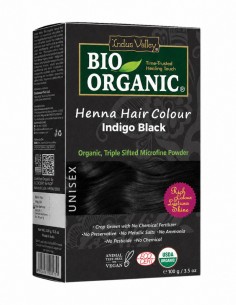 Vopsea Henna Negru Indigo Bio Organic Indus Valley, 100gr