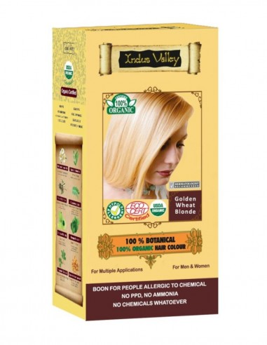 Vopsea Henna Blond Auriu Botanical Indus Valley, 120gr