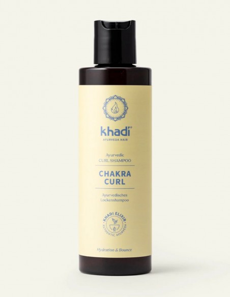 Sampon fara sulfati pentru par cret Chakra Curl Khadi, 200ml