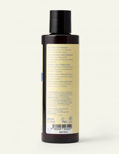 Sampon fara sulfati pentru par cret Chakra Curl Khadi, 200ml