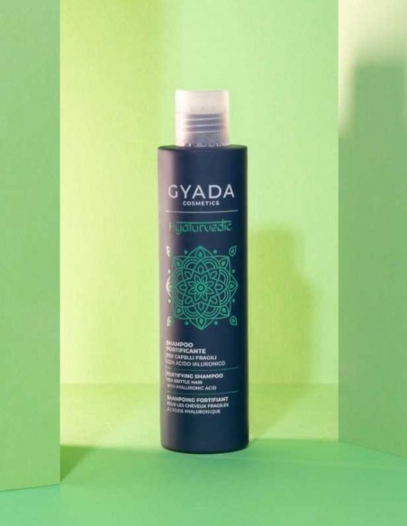Sampon fortifiant cu methi, maca si cassia, 200ml – Hyalurvedic Gyada