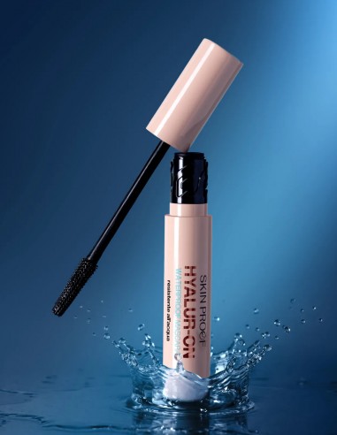 Rimel waterproof Negru Hyalur-on SkinProof, 10.5ml