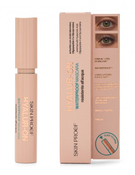 Rimel waterproof Negru Hyalur-on SkinProof, 10.5ml