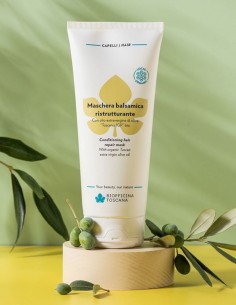 Masca pentru par ondulat si cret Biofficina Toscana 2