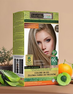 Vopsea henna gel fara amoniac Blond Foarte Deschis 9.0 Indus Valley 2