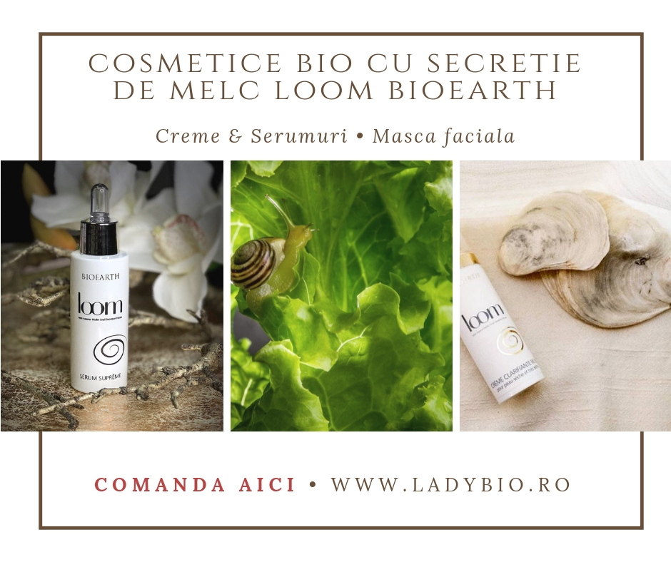 Creme bio cu extract de melc Bioearth