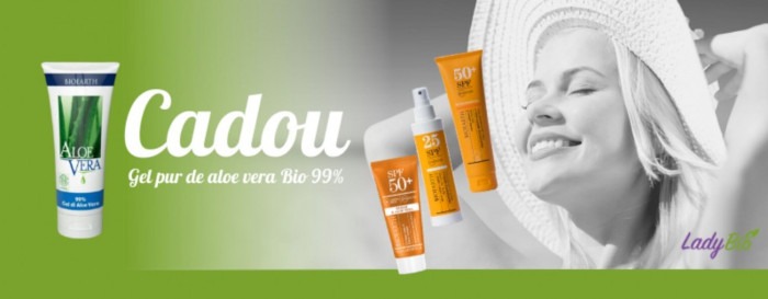 Gel aloe vera CADOU la o crema solara Bioearth comandata